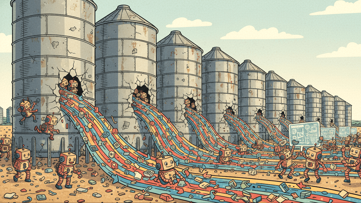 Tear Down Data Silos!: Many software-as-a-service vendors aim to hold their customers' data in silos. Their customers would do well to open the silos so AI agents can use the data.